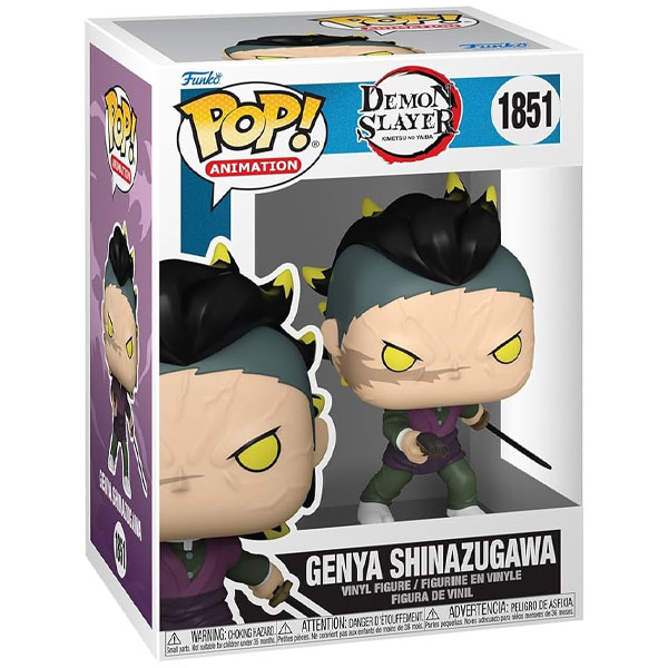 Funko POP #1851 Demon Slayer Genya Shinazugawa (Demon Form) Figure